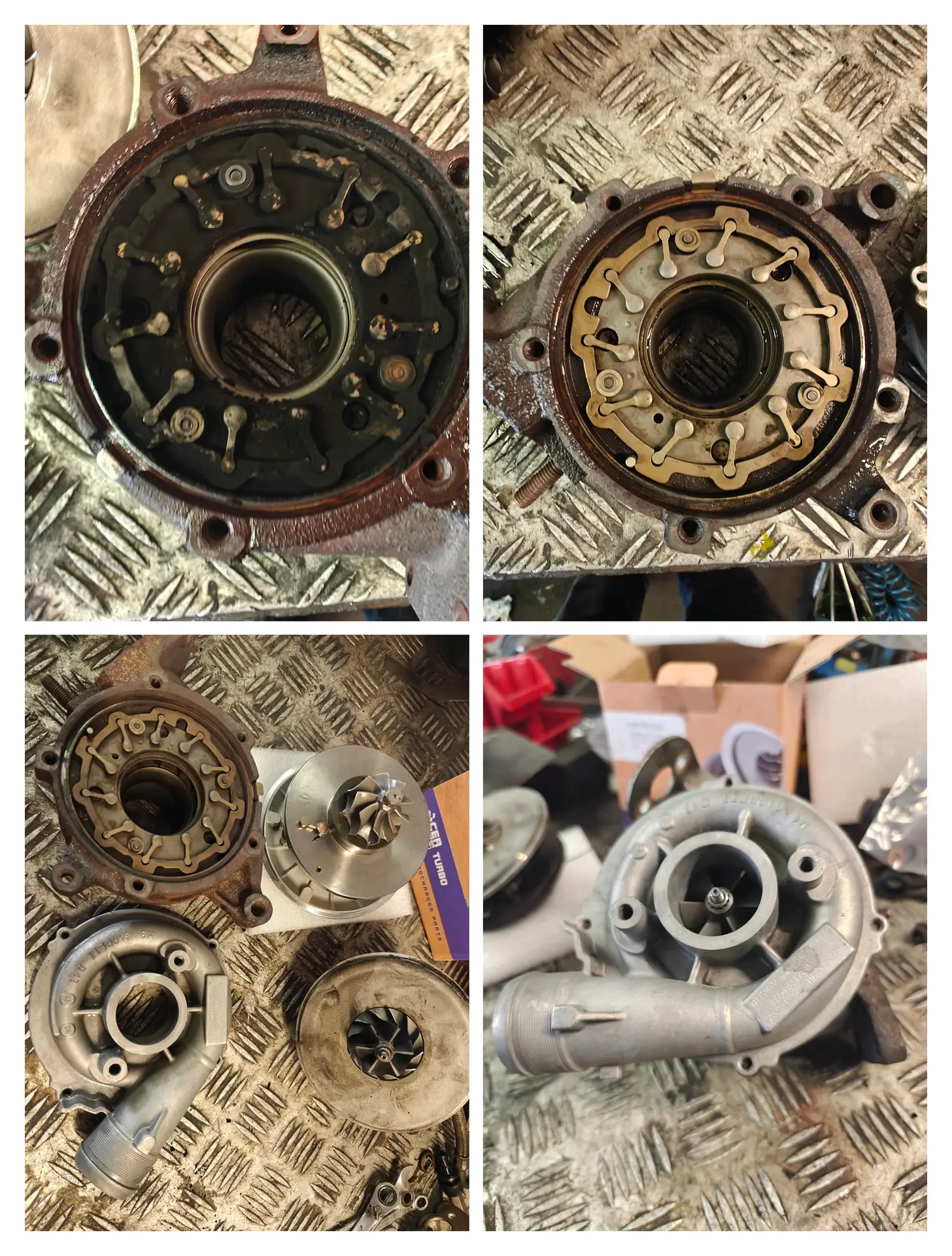 Turbocharger rebuilding